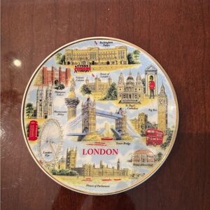 London Themed Decorative Plate